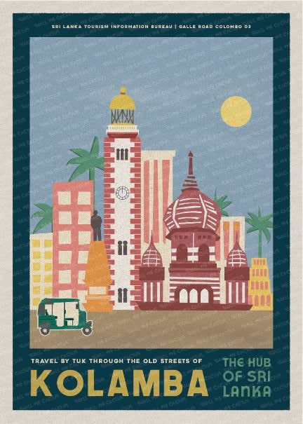 Sri Lanka Posters Postcards