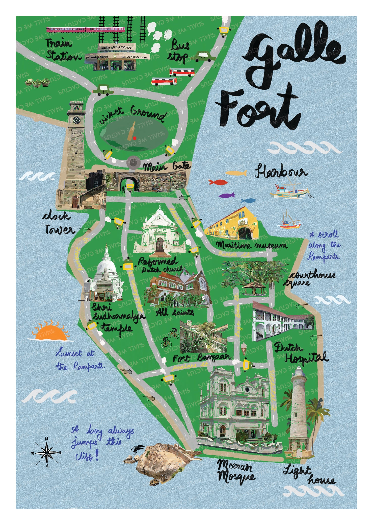 Galle Fort Map – shallwecactus