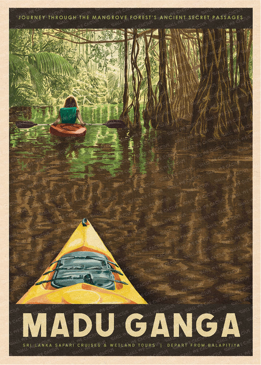 Kayaking on the Madu River, Bentota